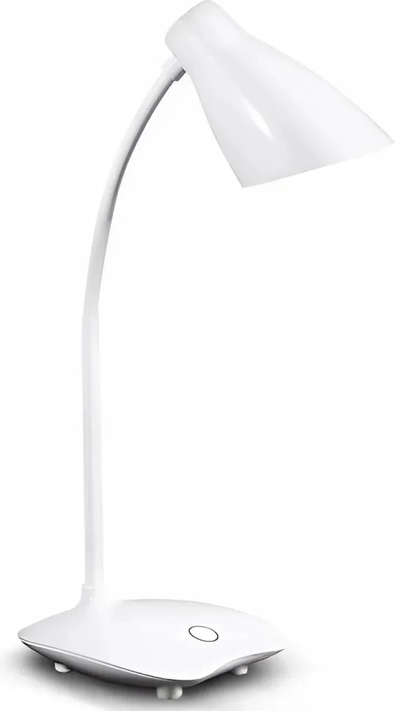 Usb Led asztali lámpa 3 fényerő fokozat flexibilis kar akkumulátor 1200mAh