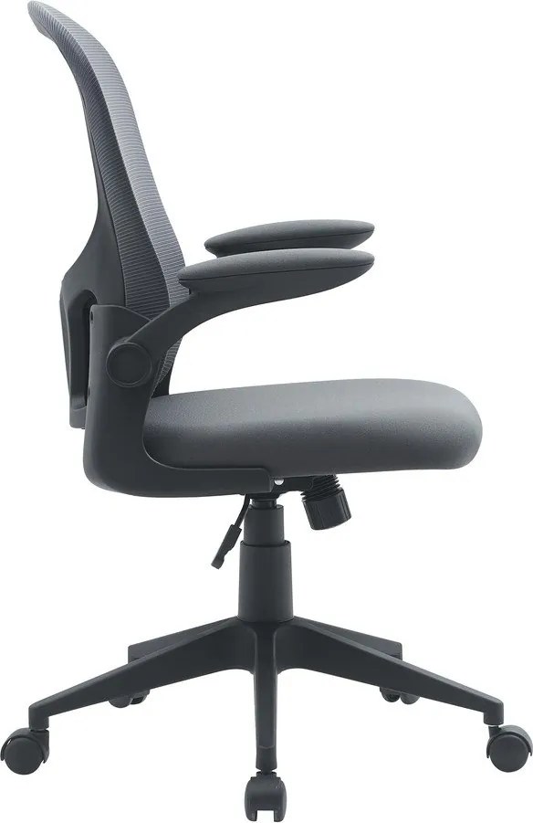 Szürke kárpitozott irodai szék Kempton – Yes Everyday