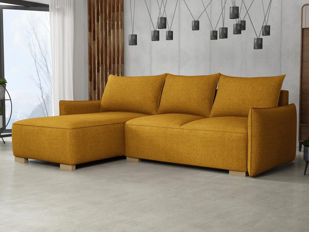 Sarokkanapé Gryfit L (mustár) (tárolóhellyel). 1105098