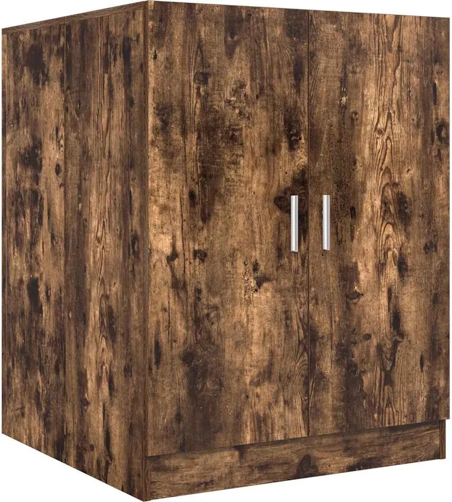 vidaXL füstös tölgy színű mosógépszekrény 71 x 71,5 x 91,5 cm