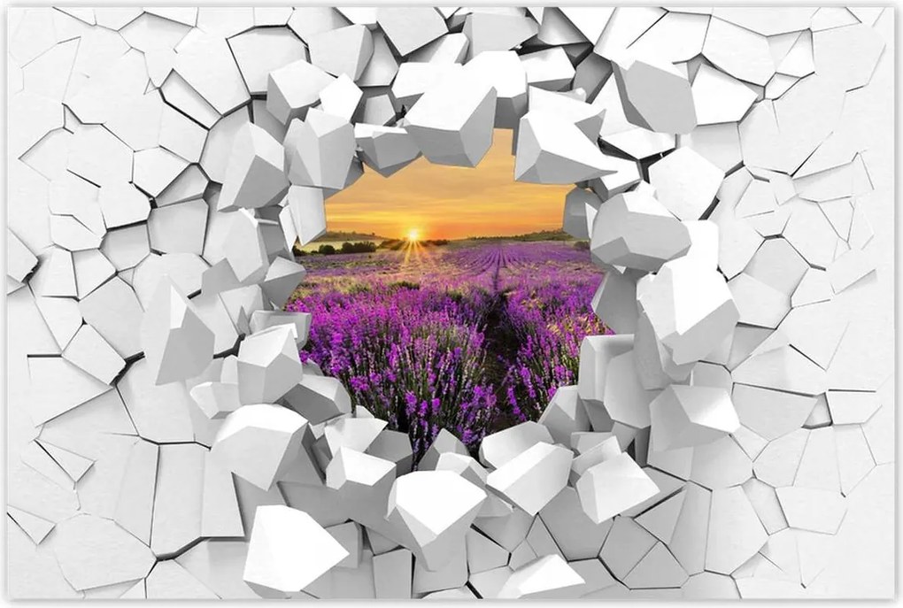 Poszterek 120x80 Levendula naplemente