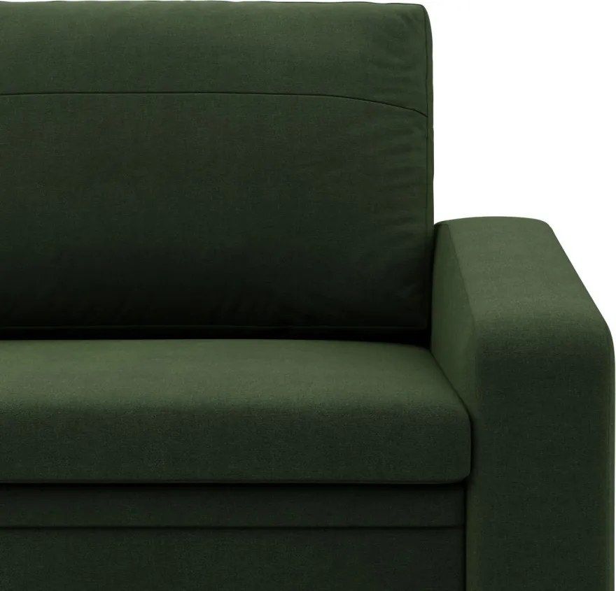 Vertico fekvőfotel, 80 cm széles, fonott, zöld