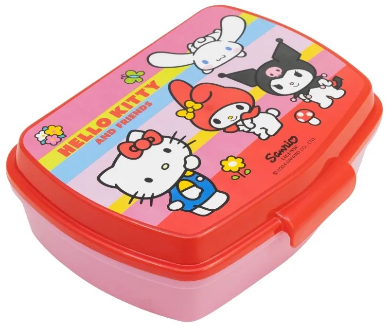 Hello Kitty and Friends funny műanyag szendvicsdoboz