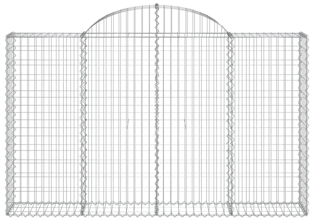 20 db íves horganyzott vas gabion kosár 200x30x120/140 cm