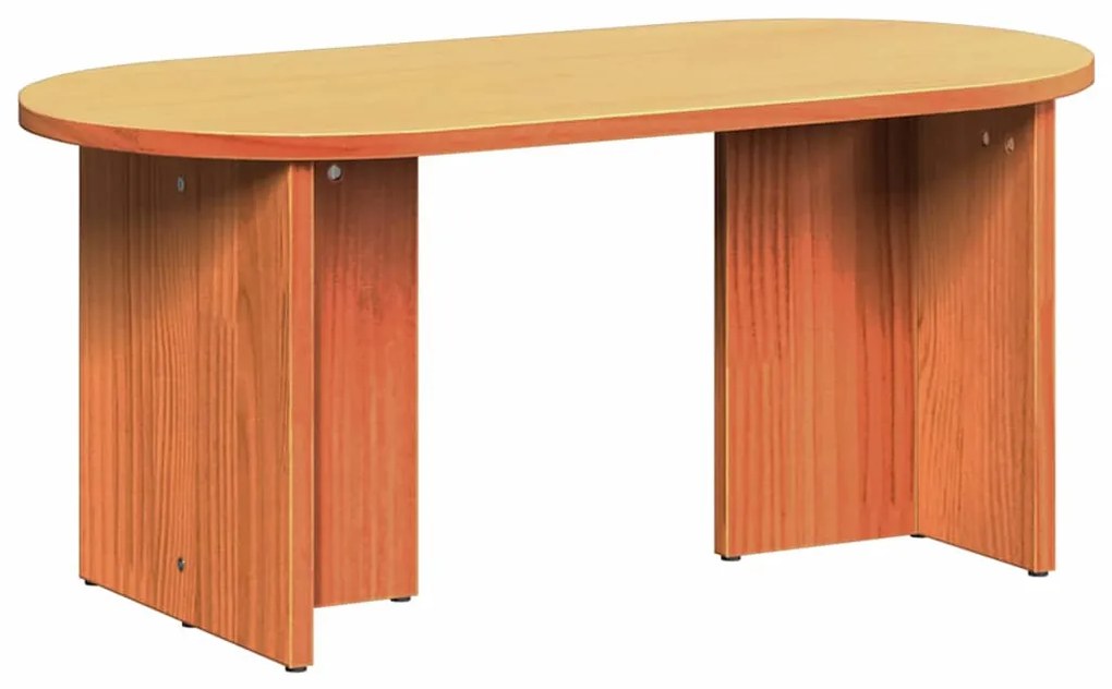 Dohányzóasztal Viaszbarna 80 x 39.5 x 35 cm Tömör fenyőfa