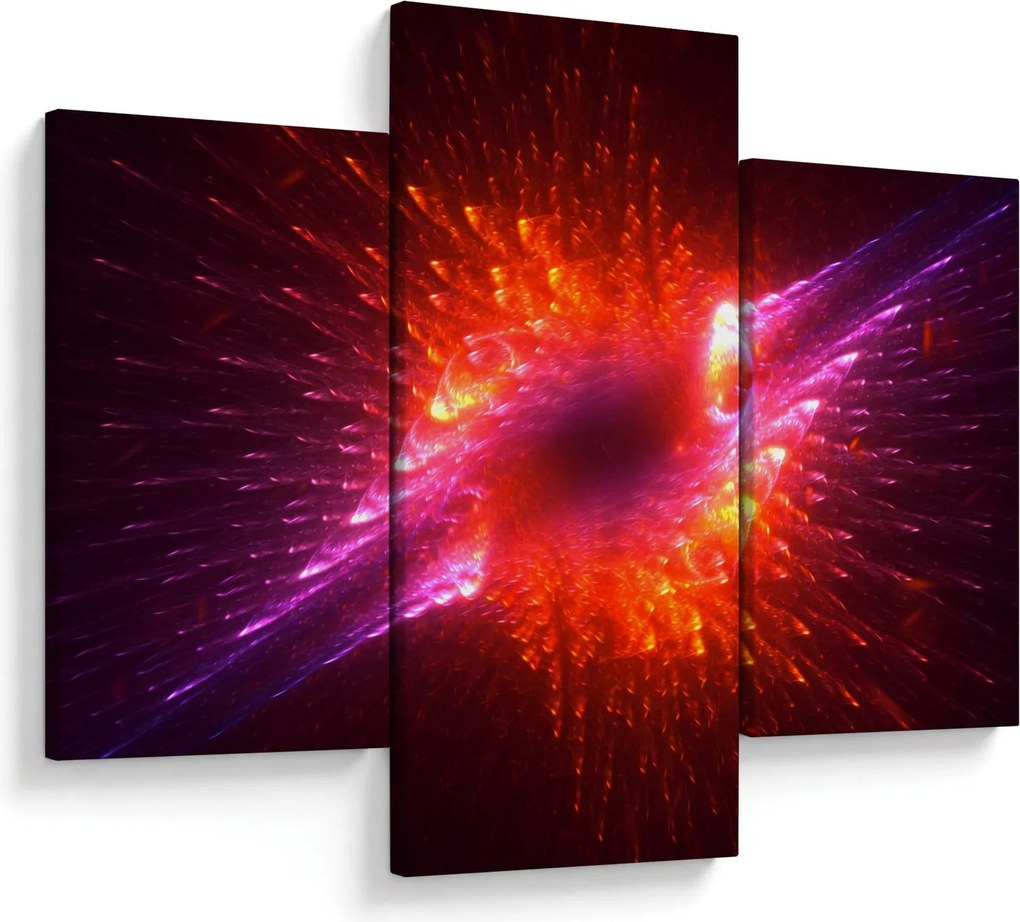 Modern tüskés absztrakció képe (90x60 cm)