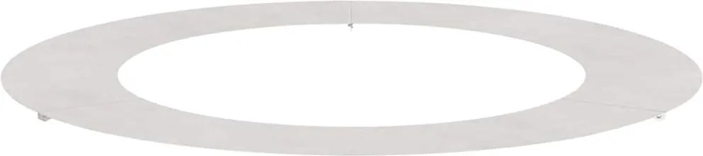 vidaXL Alkalmas lapos fa gyűrűhöz Ezüst Ø60 / 90 cm Rozsdamentes acél
