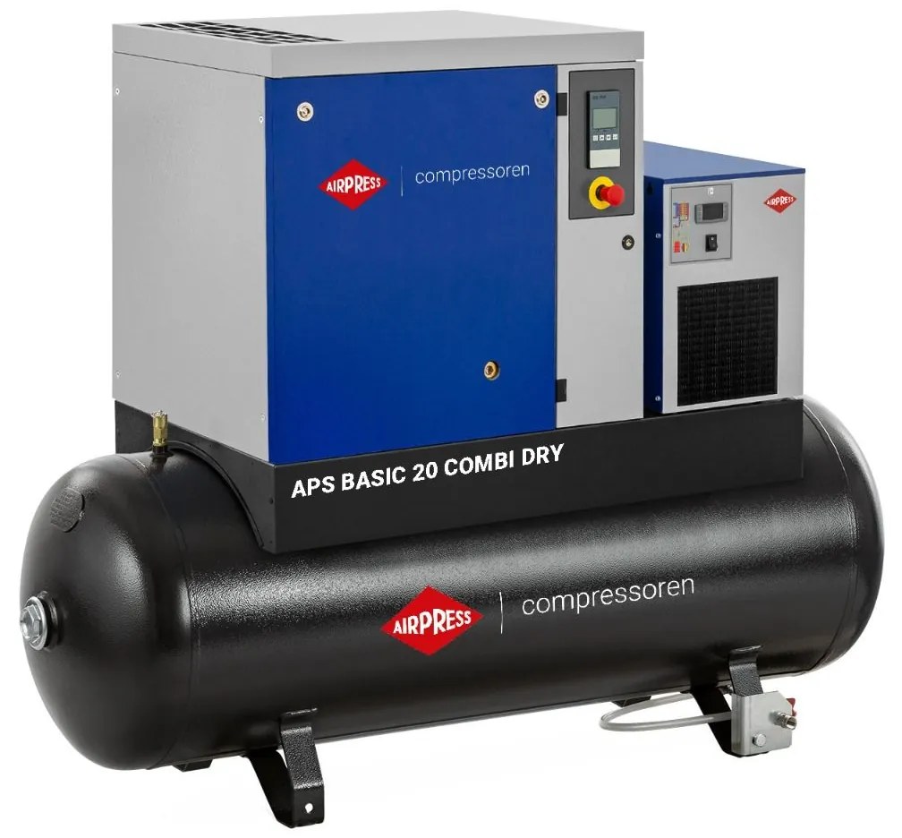 Csavarkompresszor APS 20 Basic Combi Dry 8 bar 20 LE/15 kW 1860 l/min 500 l 364960-8