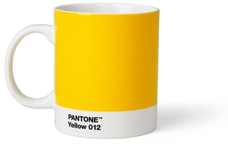 Sárga bögre, 375 ml - Pantone