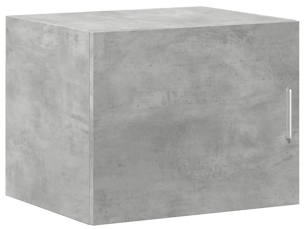 betonszürke szerelt fa faliszekrény 50 x 42,5 x 40 cm