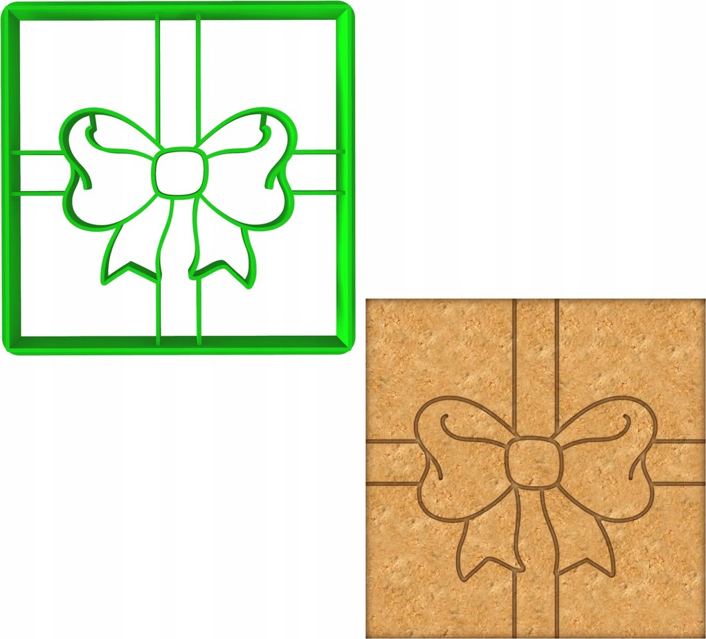 Karácsonyi Forma Mézeskalács lyukasztó Karácsonyi Ajándék