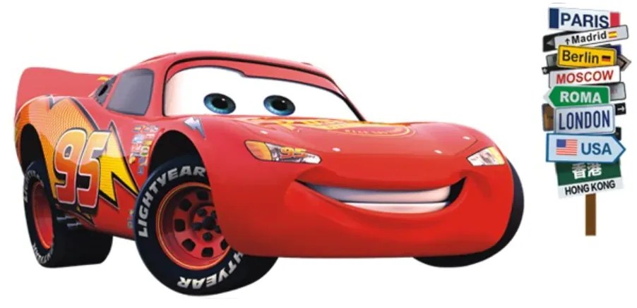 Vidám Fal Matrica Villám McQueen Verdák Cars