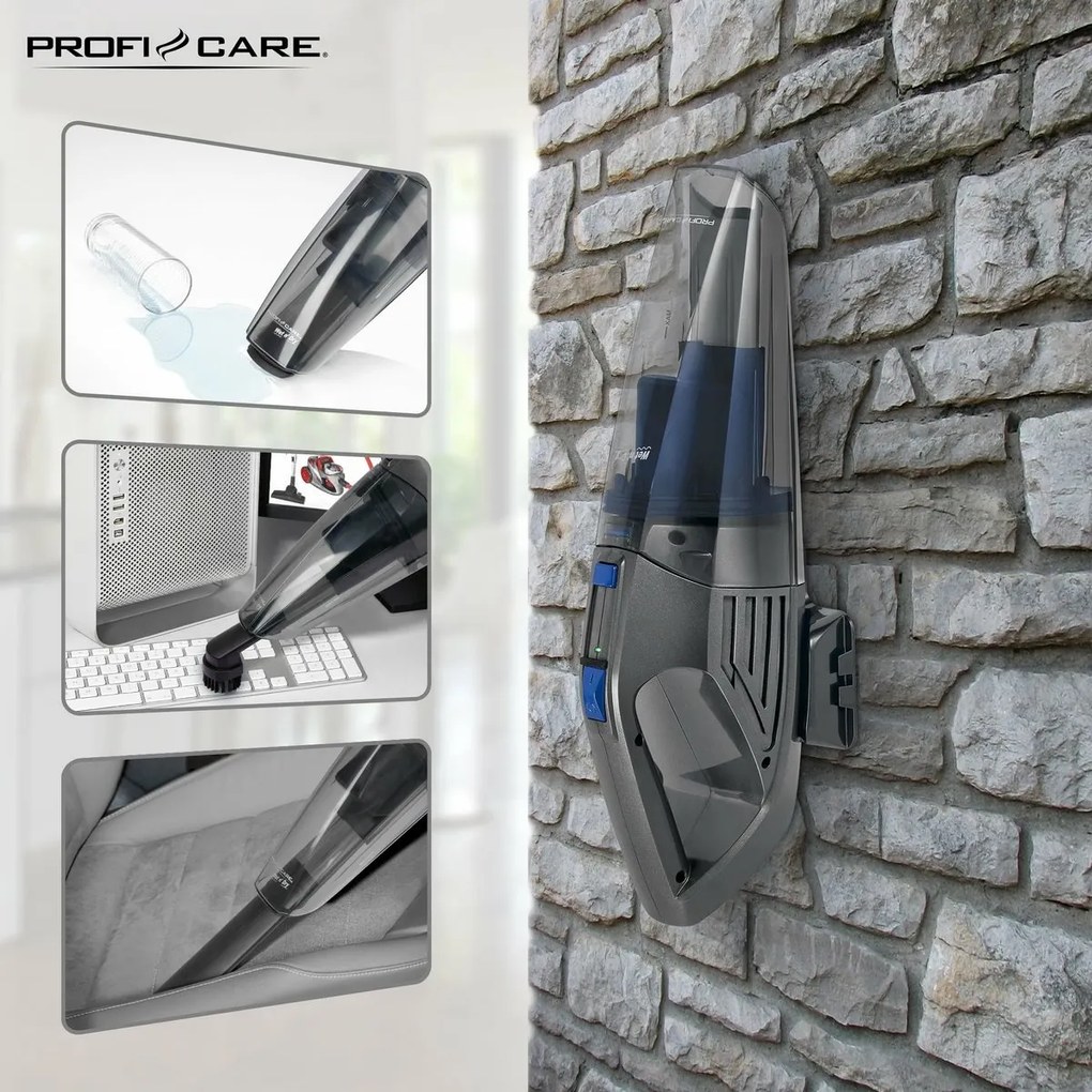 ProfiCare AKS 3034 kézi porszívó 2in1, szürke