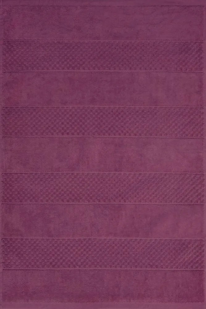 Fürdőszobaszőnyeg 60x90 Jessi dombornyomott geometrikus amaránt