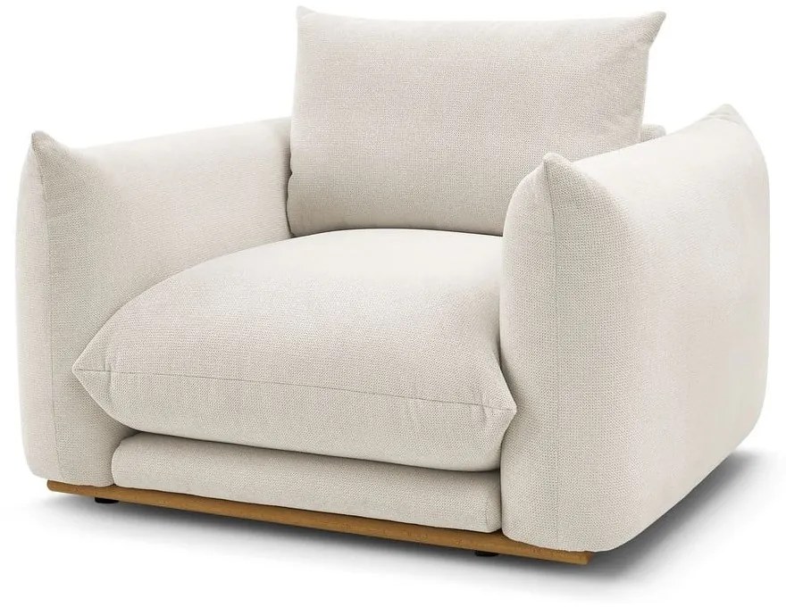 Krémszínű fotel Ernest – Bobochic Paris