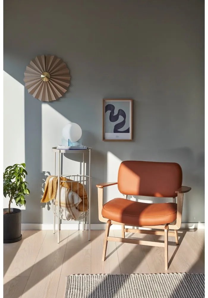 Haze narancssárga műbőr fotel - Hübsch