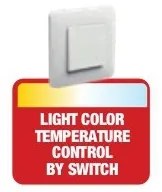 Redo 05-930 - LED Mennyezeti lámpa KNOB LED/24W/230V 3000K-6500K 30 cm fekete