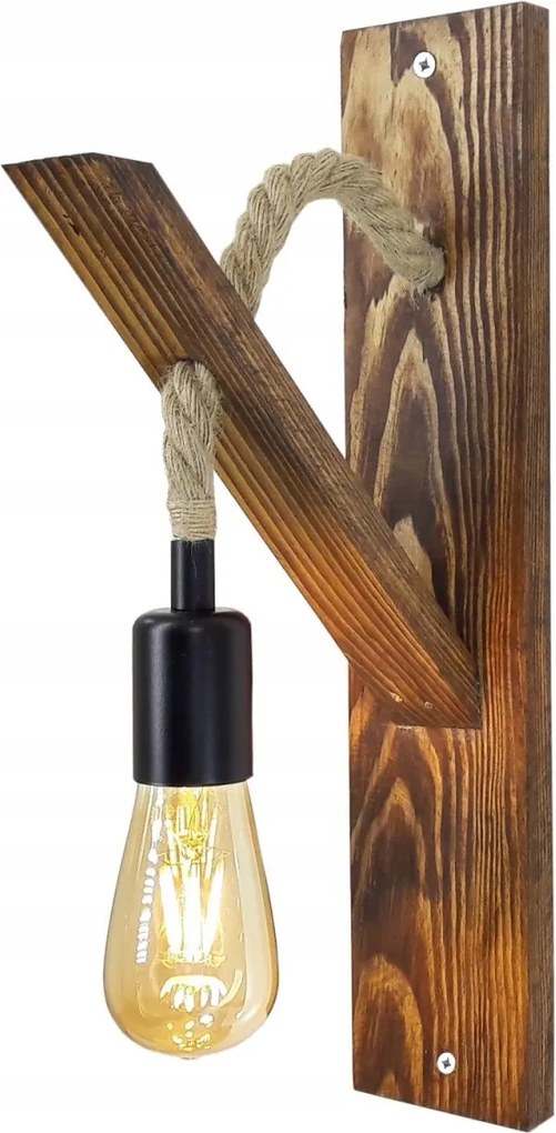 Aplik II fali lámpa barna