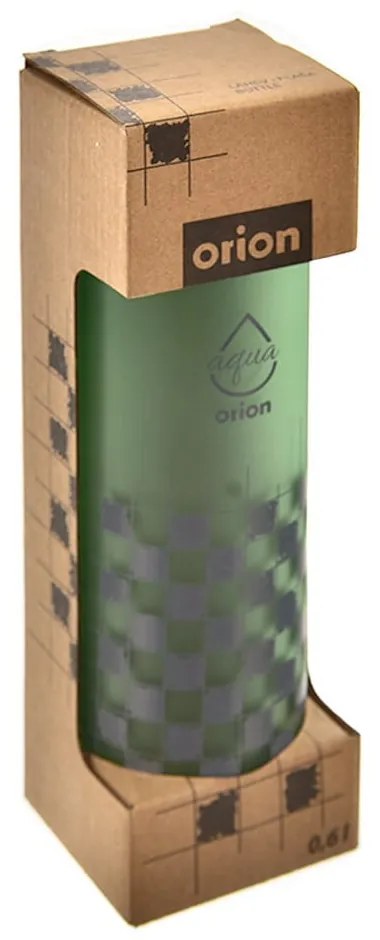 Zöld üveg ivópalack 600 ml Šachovnice – Orion