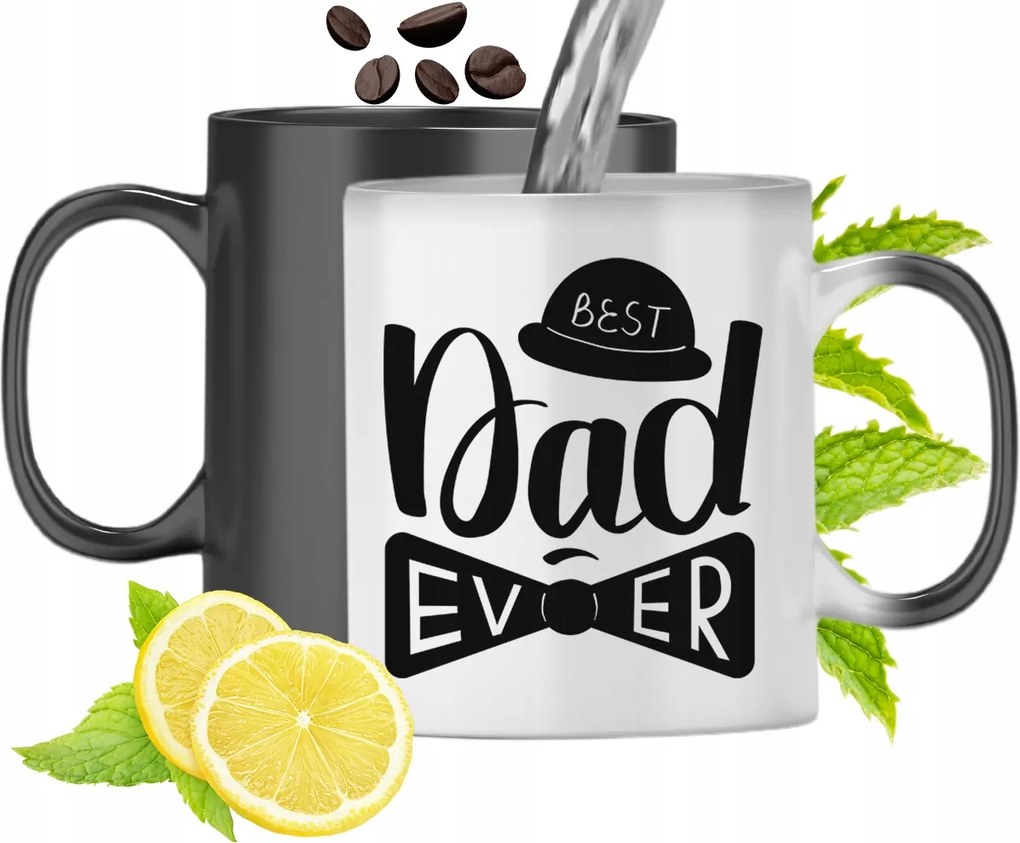 Mágikus Bögre Apukáknak Színváltós Nyomtatott Fotóval