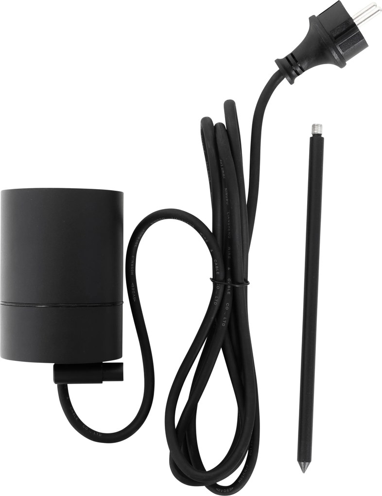 Modern spike spot fekete AR70 állítható IP44 - Solo