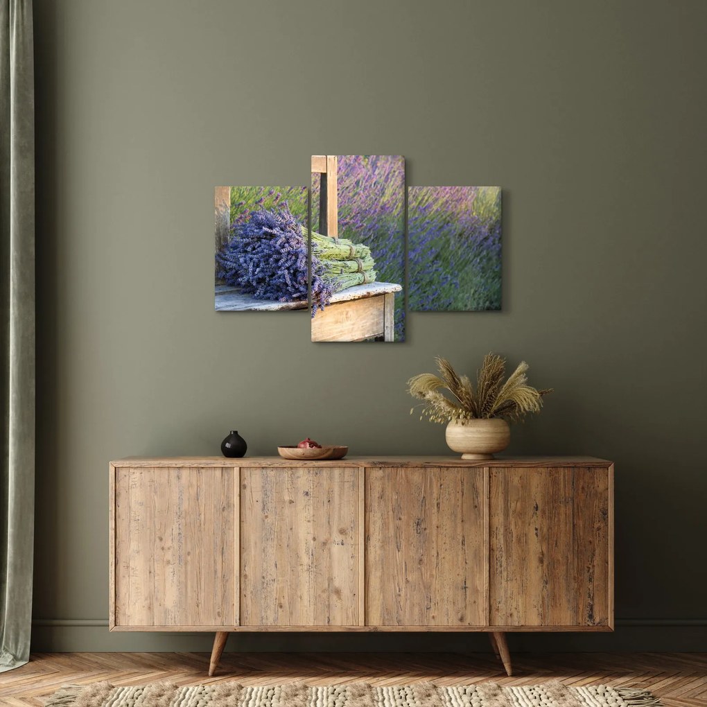 Kép - Levendula csokrok (90x60 cm)