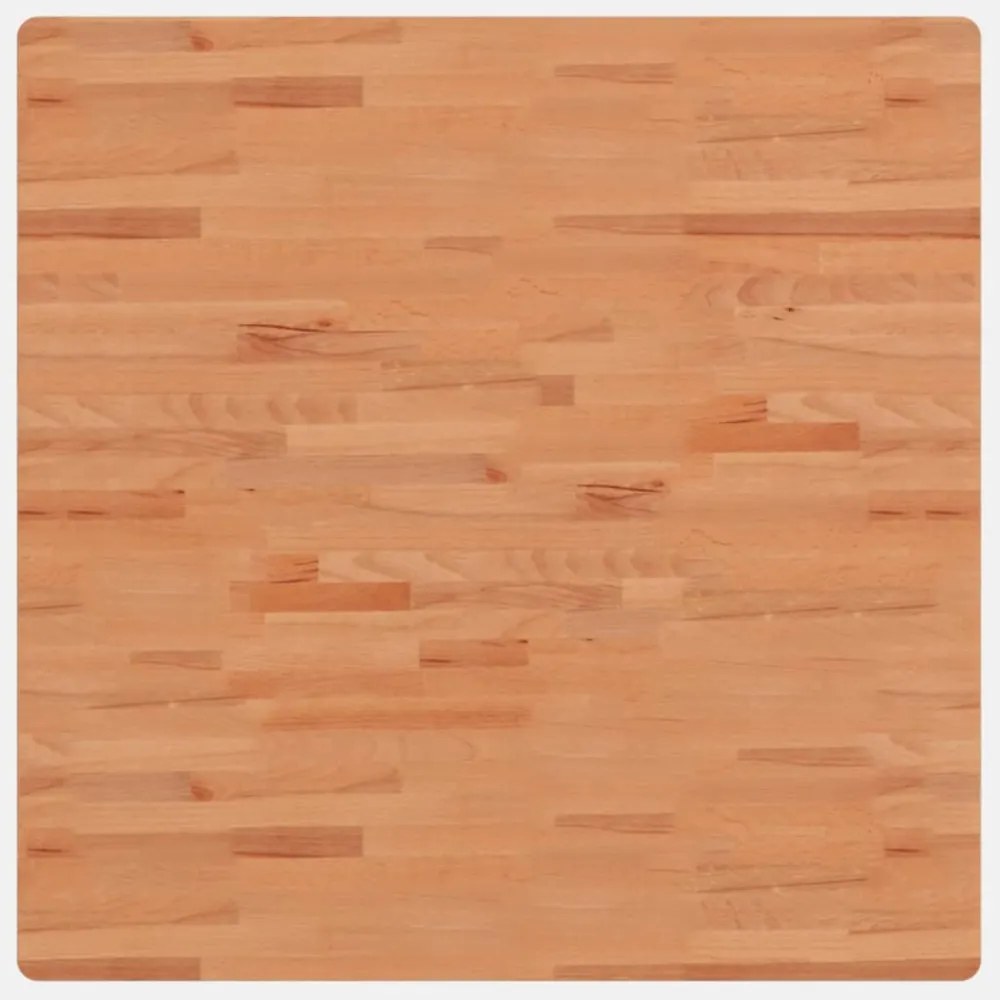 tömör bükkfa négyzet alakú asztallap 90 x 90 x 2,5 cm