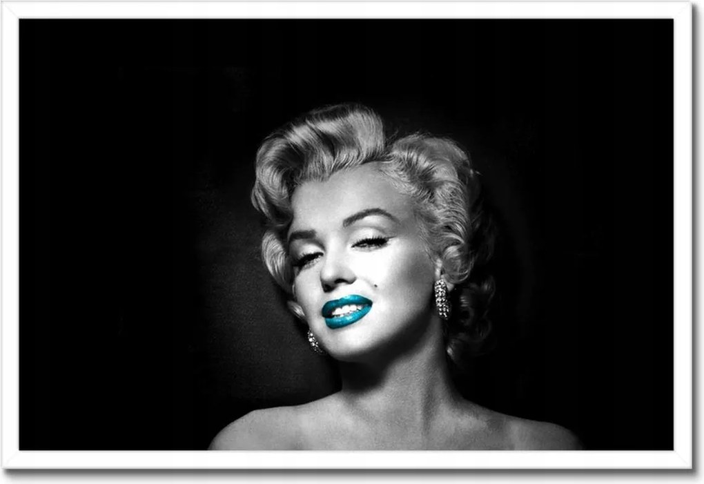 Poszterek keretben 60x40 Marilyn Monroe szájjal