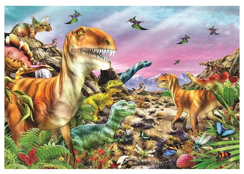 Dinoszaurusz Land Of 104 db-os puzzle Clementoni