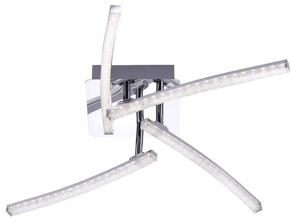 Leuchten Direkt 11291-17 - LED Felületre szerelhető csillár SIMON 4xLED/3W/230V fényes króm