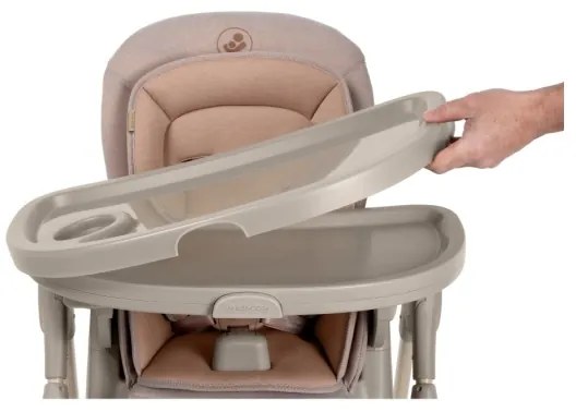 Maxi-Cosi - Gyermek étkezőszék MINLA PLUS bézs/rózsaszín
