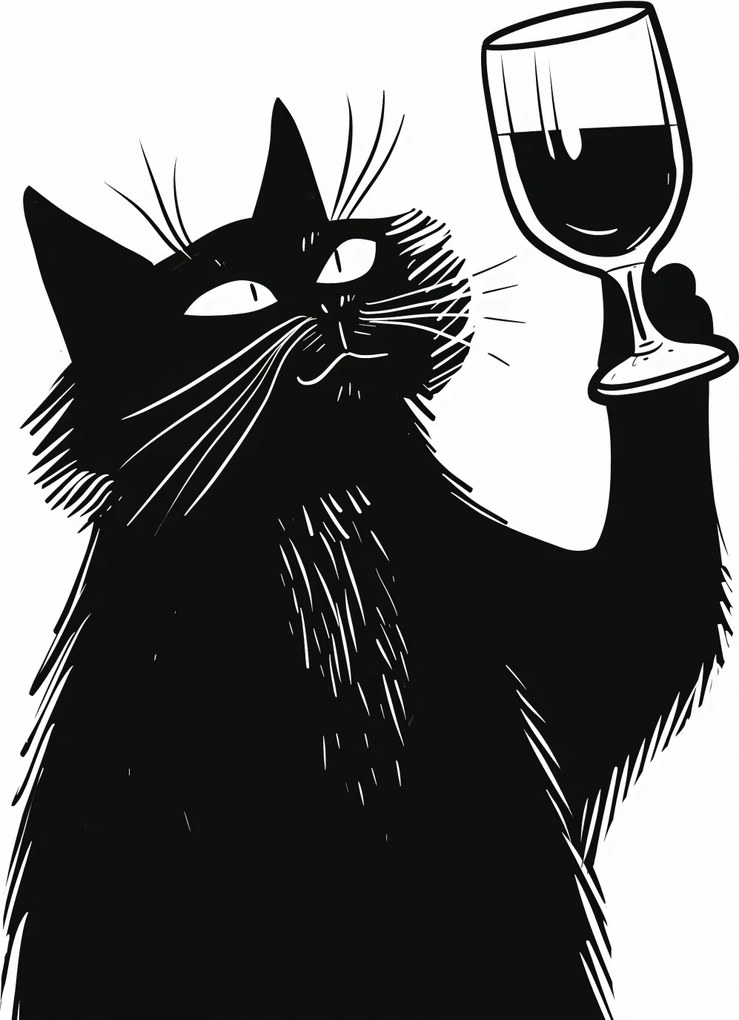 Poszter 21x29,7cm Macskavirtuóz