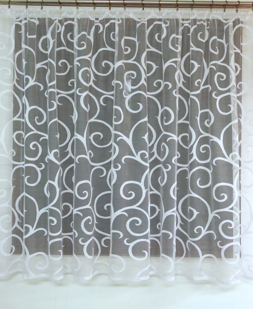 Mg Függöny jacquard 611/1 370X160cm kész, K szalaggal