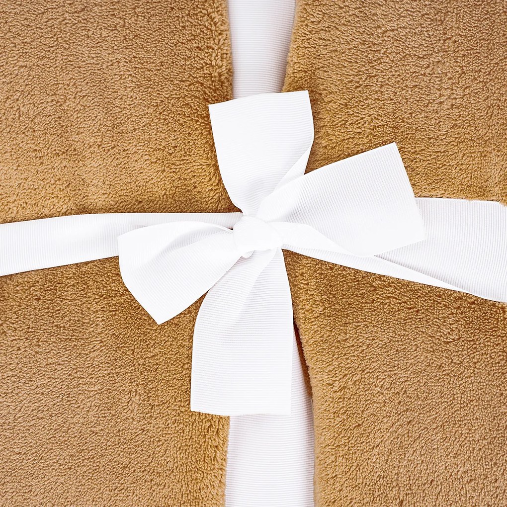 4Home gyapjú hatású pléd barna, 150 x 200 cm