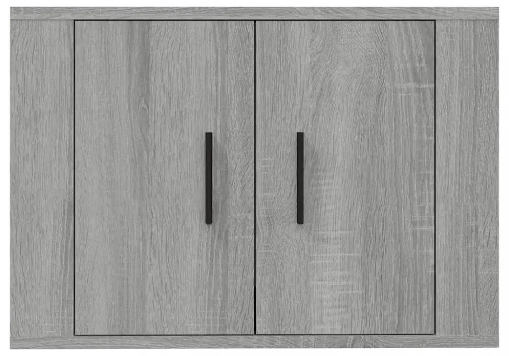 szürke sonoma színű fali TV-szekrény 57 x 34,5 x 40 cm