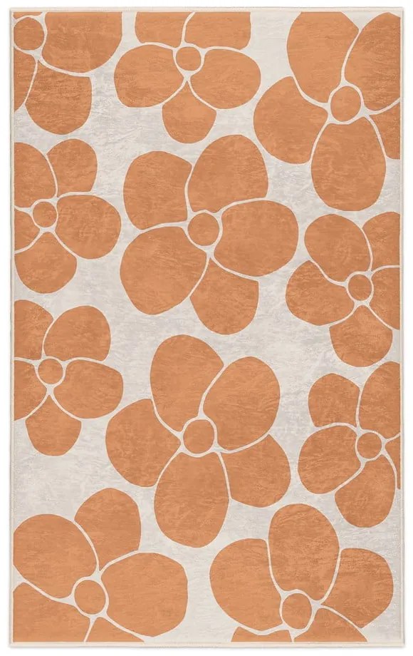Narancssárga mosható szőnyeg 120x180 cm Orange Meadow – Mila Home