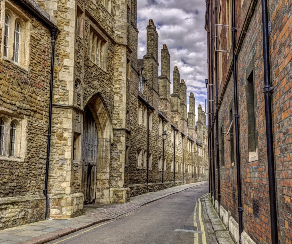 Poszter 60x50cm Cambridge utcái, Assaf Frank