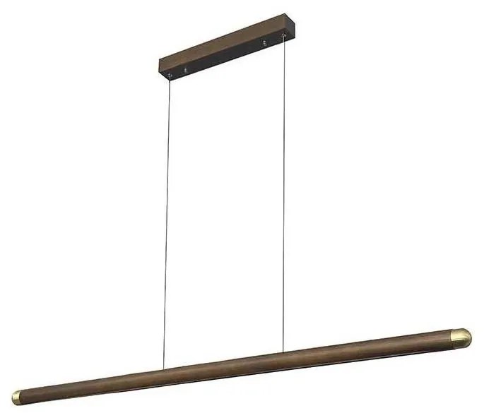 LED Csillár zsinóron LED/22W/230V 4000K 120 cm kőris/tömör fa