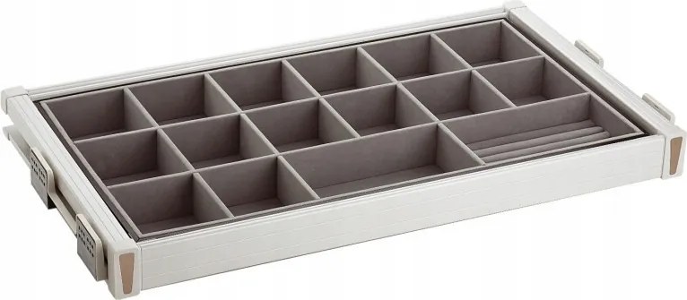 Kihúzható Polc Rekesszel Exclusive Gardróbszekrényhez EX006 600 MM Amix