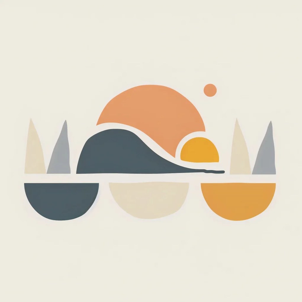 Poszter 100x100cm Felmagasztalt dombok