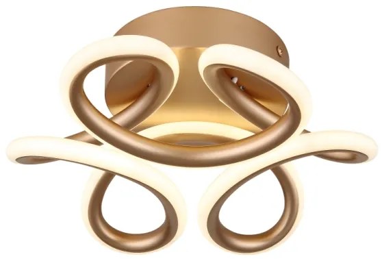 Globo 67386-24CH - MELISAND LED mennyezeti lámpa 24W/230V, 26 cm, arany