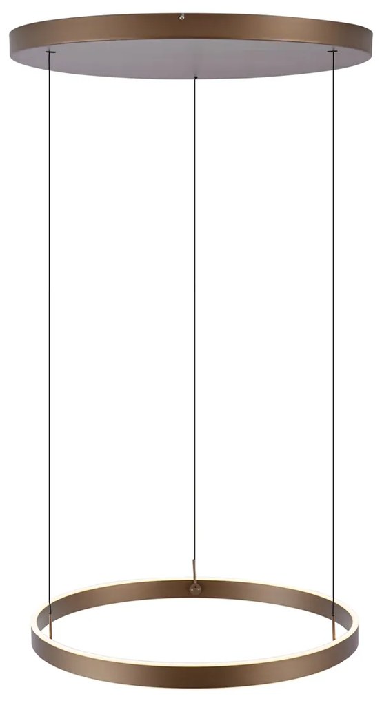 Design függőlámpa sötét bronz 3 lépésben dimmelhető - Titmus