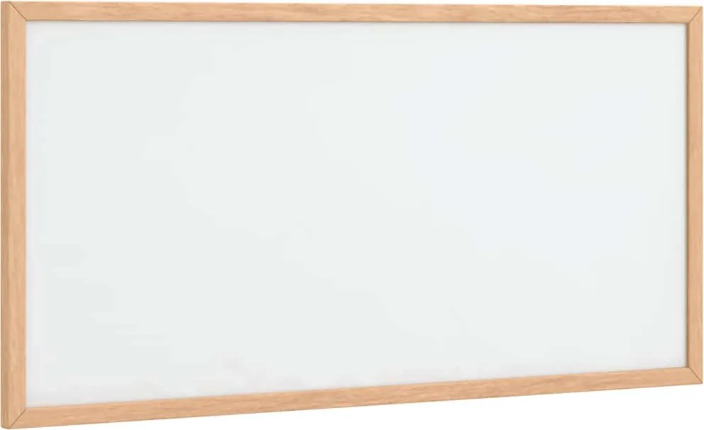 vidaXL mágneses fehértábla tömör fenyőfa kerettel 60x30 cm