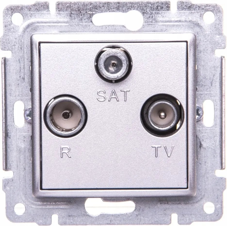 Rtv-sat fali antenna aljzat Kos Vena ezüst 5140 76