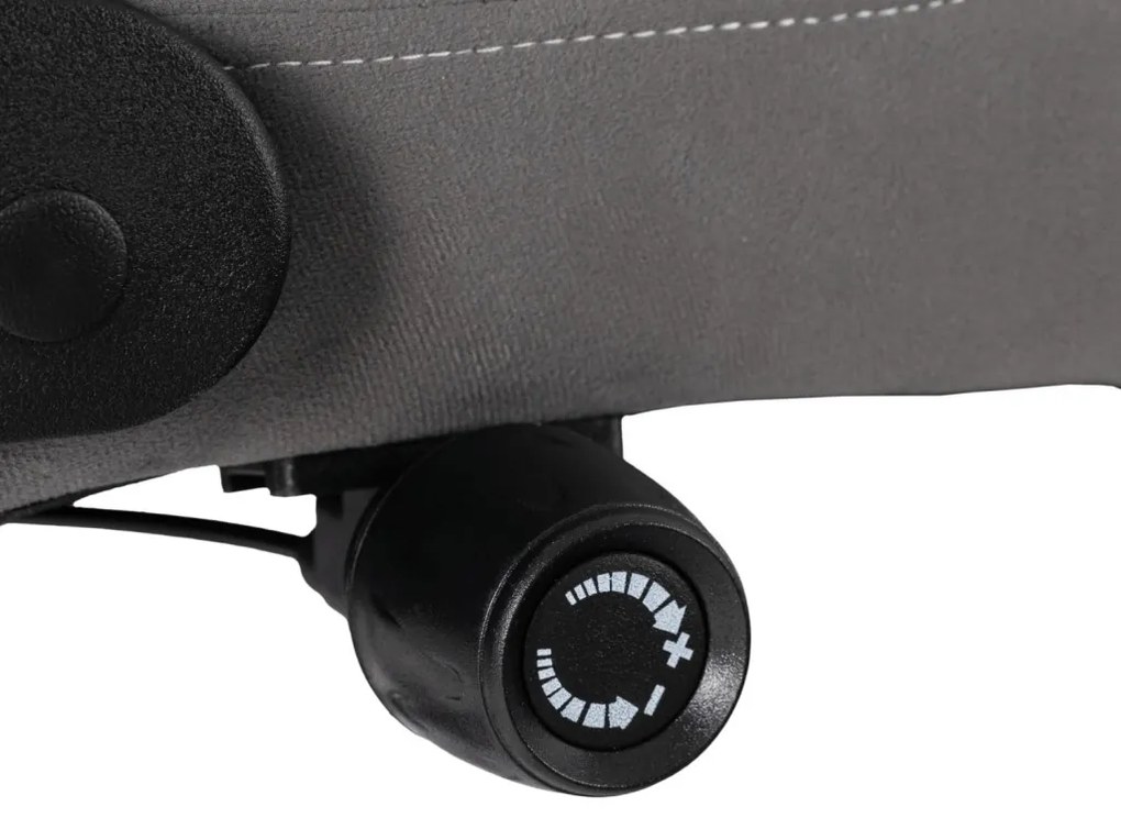 Szürke bársony irodai forgószék. COMFORT