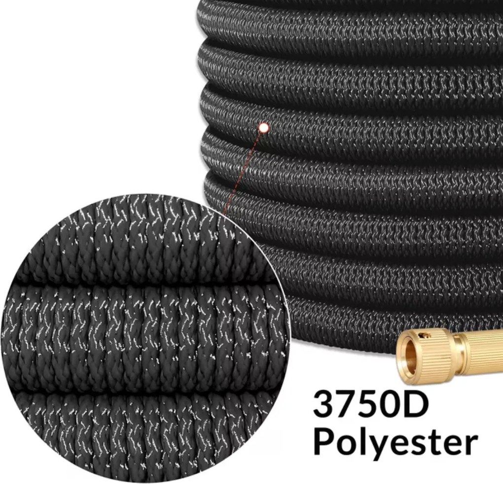 ARIANA flexibilis vízcső, 30m, fekete Gardebruk