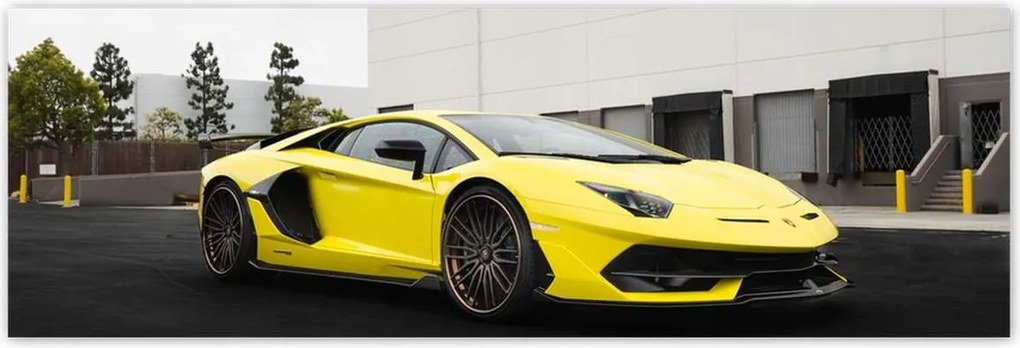 Poszterek 200x66 Sárga sportautó L4MB0