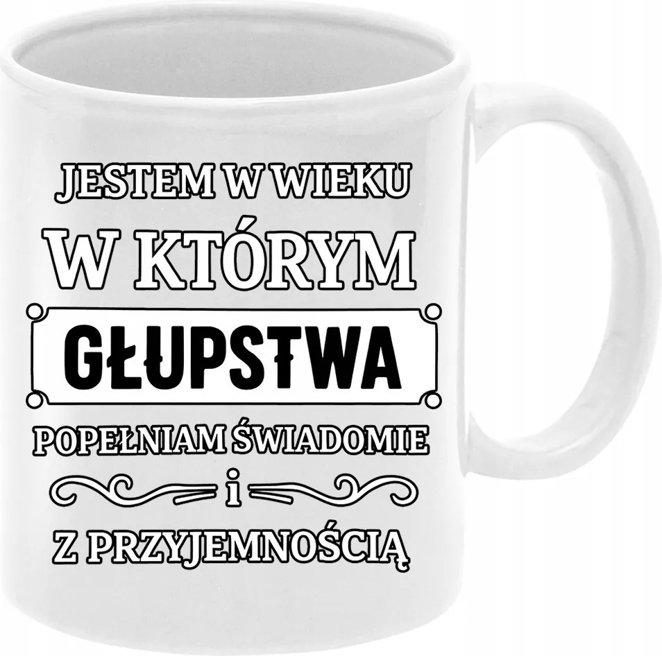 Vicces bögre A hülyeséget tudatosan követem el Egy Kollégámnak Karácsonyi ajándék