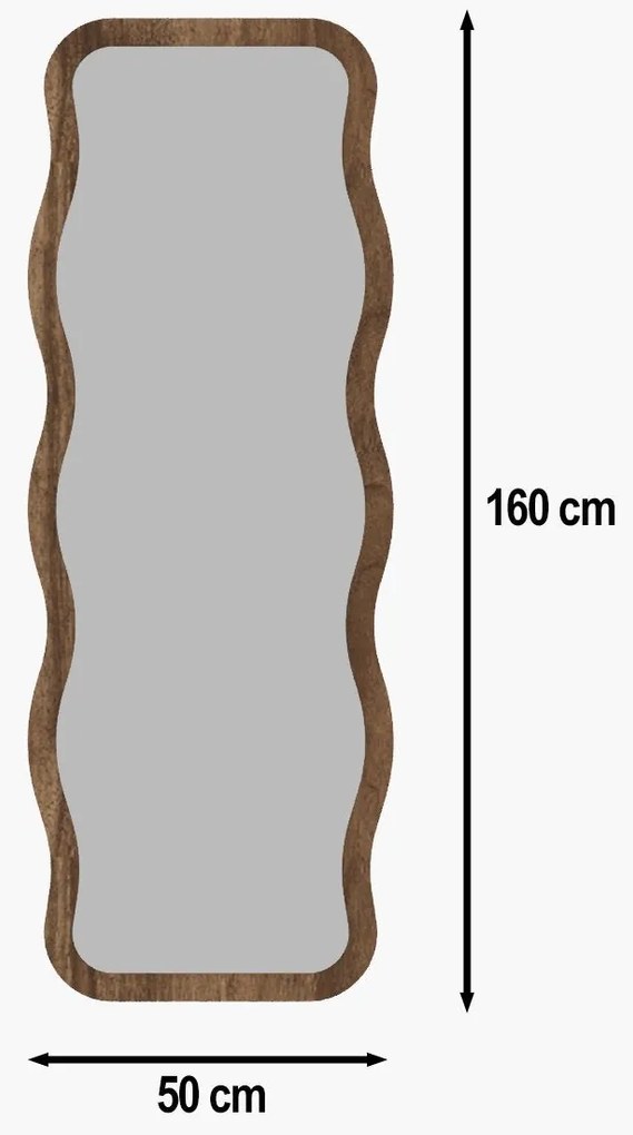 Tükör Aror - Walnut