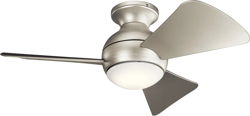 KICHLER KLF-SOLA-34-BN SOLA Ventilátoros lámpa Nikkel, Ezüst LED IP23